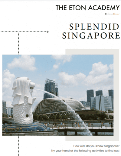 Splendid Singapore Worksheet